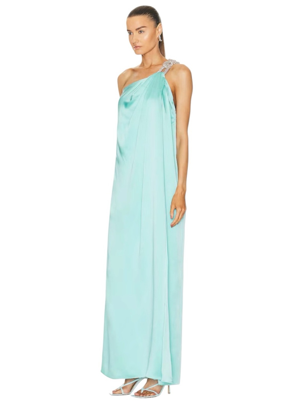 NWT Stella McCartney Falabella Rhinestone Embellished Gown Size 38 US 4 - Picture 5 of 15